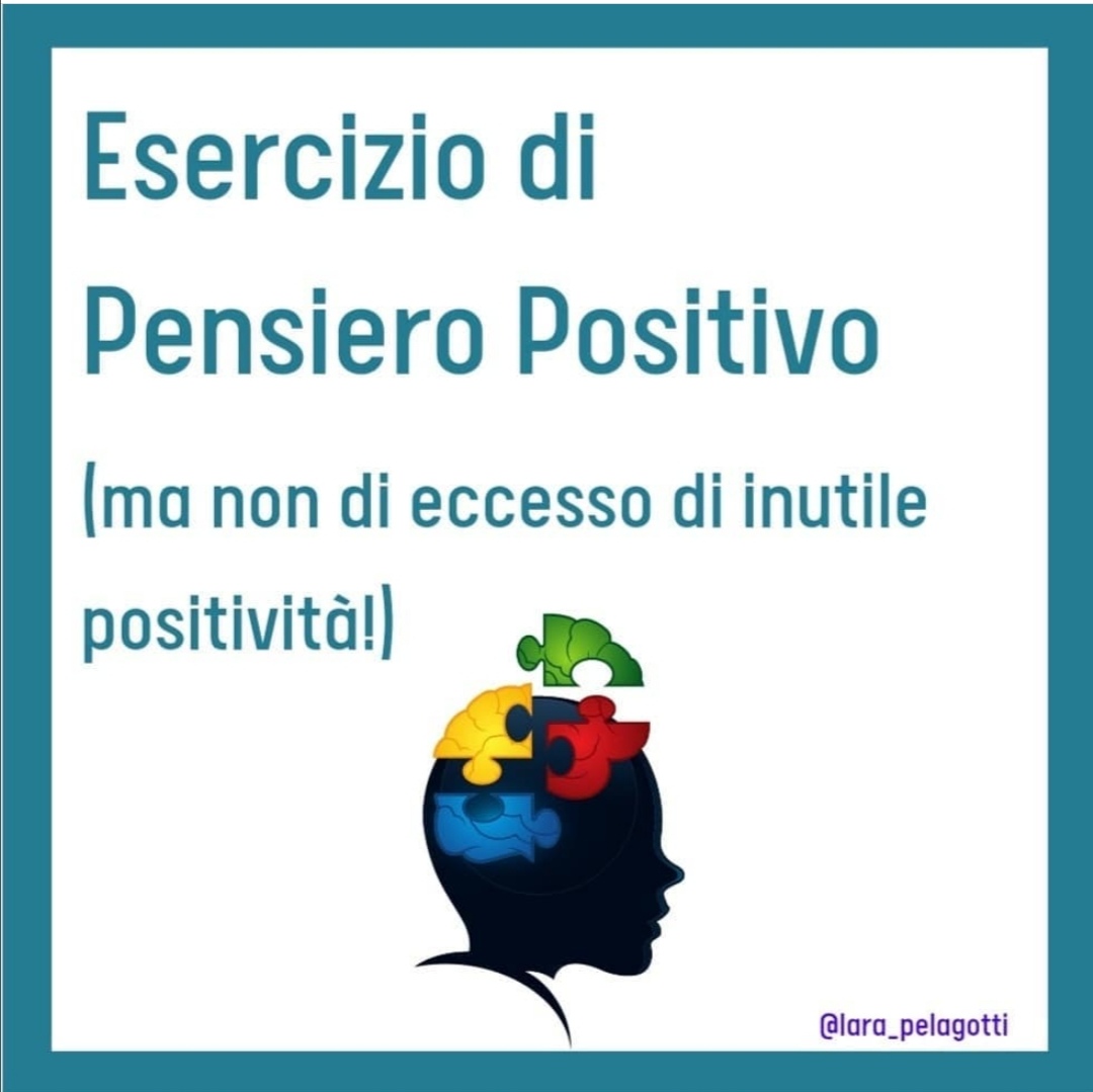 Esercizio di pensiero positivo - Lara Pelagotti